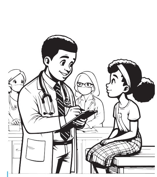 Discharge and follow-up illustration